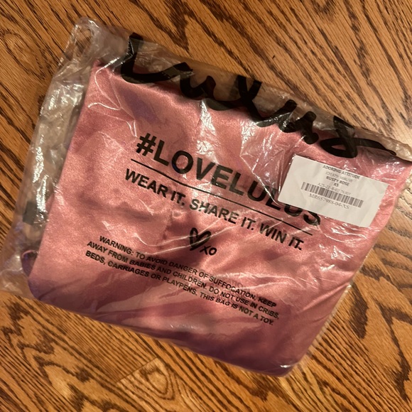 NWT Lulu’s Adoring Attitude Rusty Rose Satin Column Midi Dress - Picture 7 of 8